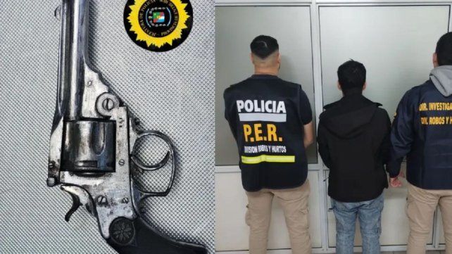 Detuvieron a un joven por vender un arma de fuego por redes sociales en Paraná.&nbsp;