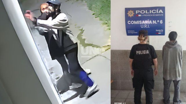 El delincuente detenido y acusado de ser el autos de dos robos en la escuela Lourdes