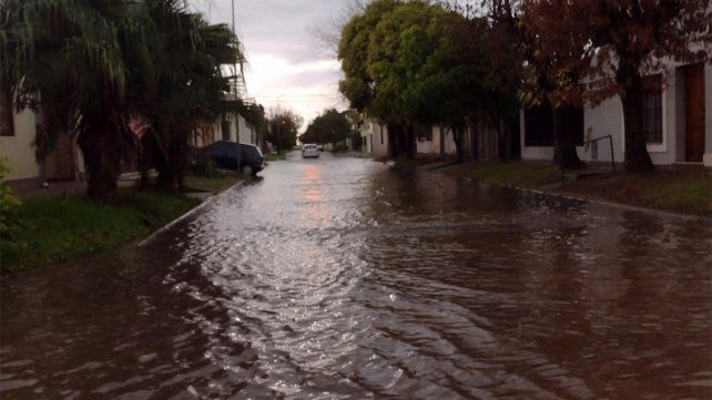 La intensa lluvia provoca anegamientos en gran parte de Entre Ríos