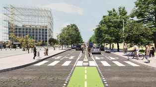 El tramo a remodelar en avenida Ayacucho, desde Lamadrid hasta Bv. Seguí, incluirá nuevas calzadas, ciclovías y obras complementarias que transformarán la conectividad vial.