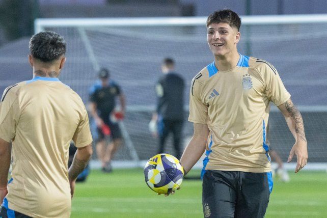 El equipo de Argentina se prepara para jugar este jueves.