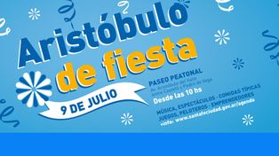 Este 9 de Julio, la Avenida Aristóbulo del Valle se viste de fiesta
