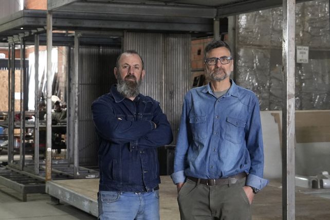  Sebastián Escudero junto a su socio, el arquitecto Alejandro Matuc.