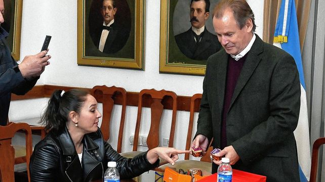 Bordet recibió a emprendedores que prevén exportar a Uruguay