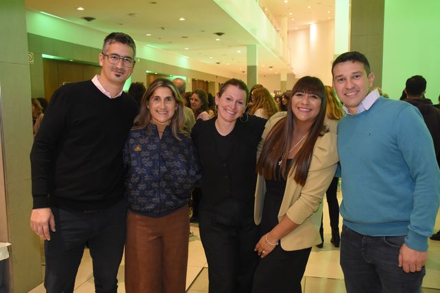 Estanislao Romero, Verónica Di Vanni, Sabrina Catini, Maricruz Marlia y Juan Pablo Rizzo