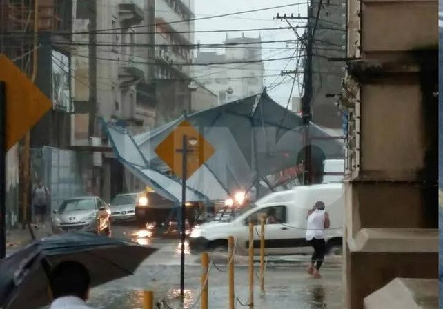 Así quedó la esquina de 9 de Julio y Primera Junta