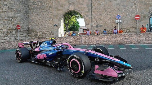 Colapinto mejoró en Bakú y terminó 11º en la segunda práctica del GP de Azerbaiyán.