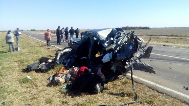 Triple colisión y un muerto en la ruta 95 en Gato Colorado