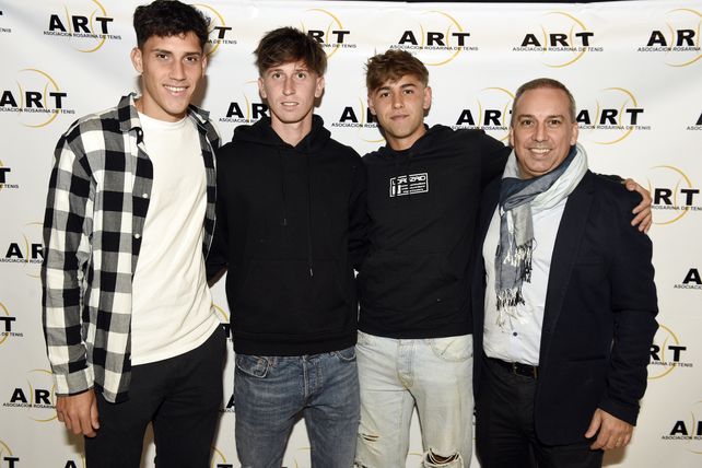 Santiago Passoni, Alejo Lingua, Martín Bulsje y Germán Ronchini
