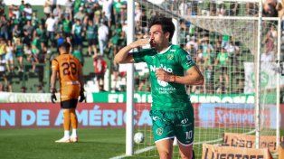 Nicolás Gaitán es una de las figuras de Sarmiento, que tendrá un DT interno ante Newells.