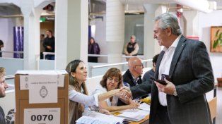 El presidente Alberto Fernandez. Elecciones 2023