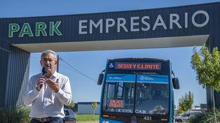 El intendente Pablo Javkin presentó el Enlace Uriburu.