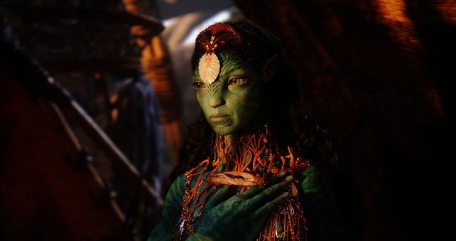 La líder guerrera Ronal. Kate Winslet le puso la voz a una de las protagonistas en la secuela de “Avatar”.