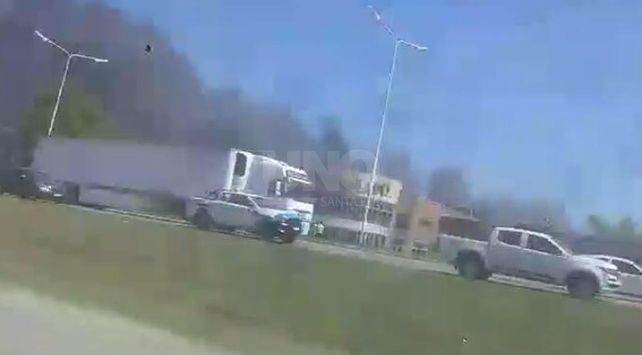 Se incendió una fábrica de colchones en Rafaela