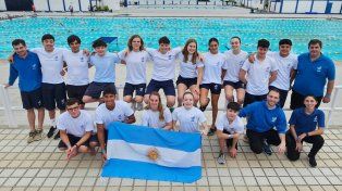 &nbsp;La delegación Argentina que compitió en la Copa Pacífico de aguas abiertas en Ecuador. &nbsp;