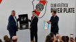 El presidente de la AFA, Claudio Chiqui Tapia, y el titular de River, Stefano Di Carlo. El presidente de la AFA, Claudio Chiqui Tapia, y el titular de River, Stefano Di Carlo.