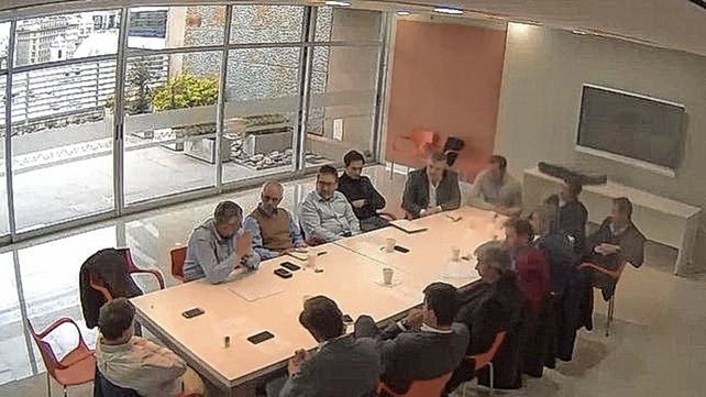 La reunión del 15 de junio de 2017 quedó filmada.