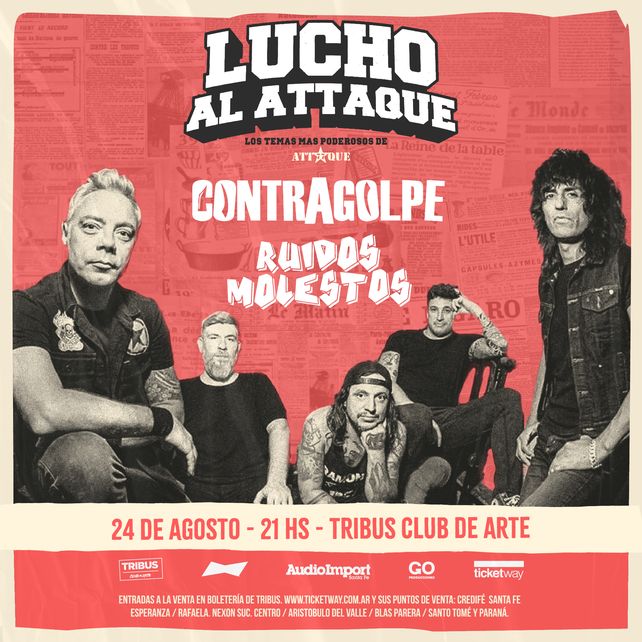 Lucho al A77aque regresa a Tribus con los temas más poderosos de A77aque y sus nuevas canciones