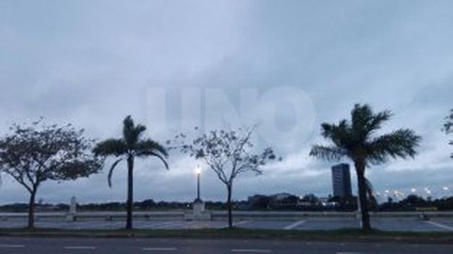 Amaneció nublado y hay pronóstico de lluvias para este lunes en Santa Fe