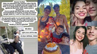 Joven herido en accidente en Paraná necesita ayuda para afrontar gastos médicos