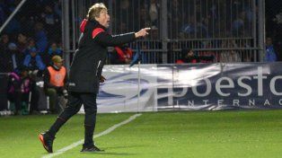 A puro grito. El Gringo Heinze no paró de dar indicaciones en la noche cordobesa.&nbsp;
