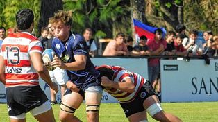 Matías Gaggiamo se convertido en un jugador clave en el pack de Santa Fe Rugby Club.