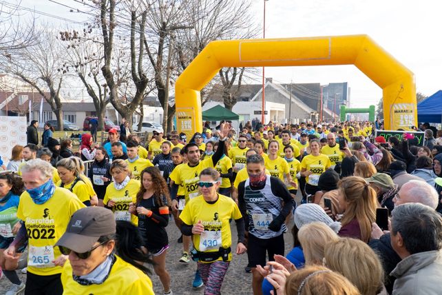La maratón Delfo Cabrera es la más nutrida y significativa de la región