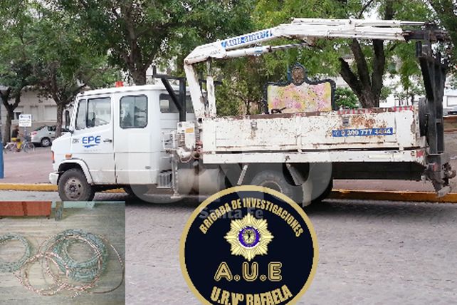 Arrestaron a tres empleados de la EPE vendiendo cables de cobre