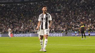 Nicolás González anotó un gol para la Juventus ante PSV.