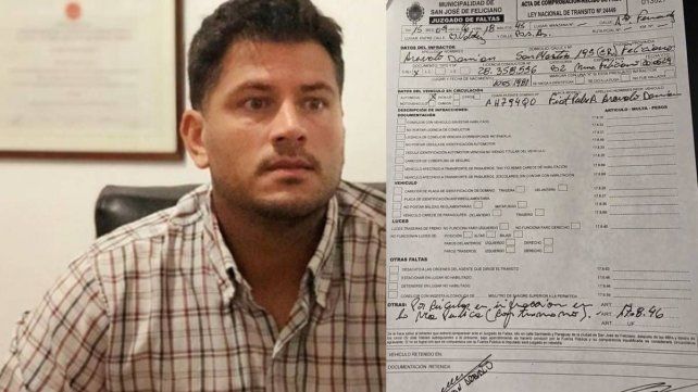 Ser intendente no da privilegios ni impunidad: la respuesta de la autoridad tras ser multada