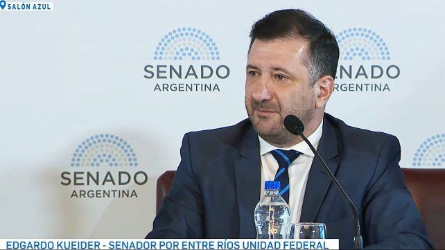 El senador nacional por Entre Ríos Edgardo Kueider adelantó que presentó 26 modificaciones al articulado de la Ley Bases&nbsp;