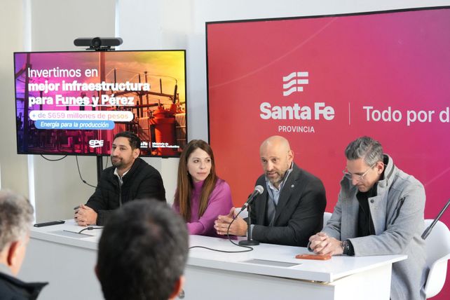 Obras de la EPE en Funes y Pérez