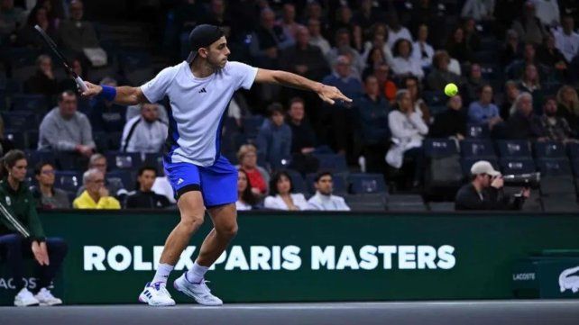 Francisco Cerúndolo fue de más a menos y quedó eliminado.