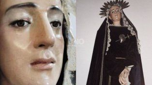 Las imágenes de la Virgen de los Dolores, llorando