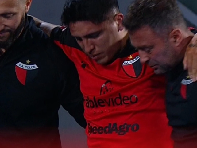 Colón hizo oficial la grave lesión que sufrió Facundo Farías