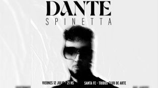 Dante Spinetta llega a Santa Fe presentando Mesa Dulce junto a todos sus clásicos