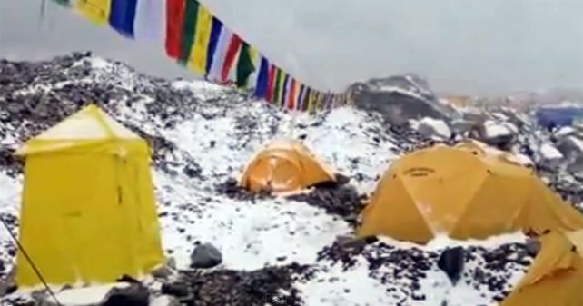 El impactante video de la avalancha en el Everest tras el terremoto de Nepal