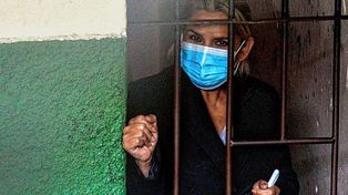 Protestas por la condena a Jeanine Áñez en Bolivia&nbsp;