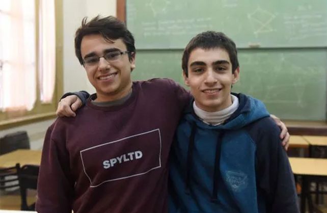 Matías Ezequiel Raimundez y Julián Máximo Cabrera del Instituto Politécnico Superior de Rosario