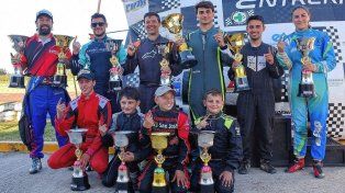 Los ganadores en cada una de las categorías disputadas en Villaguay.