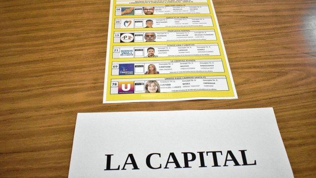 Exhibieron la boleta única para las elecciones generales a concejales en Santa Fe Exhibieron la boleta única para las elecciones generales a concejales en Santa Fe
