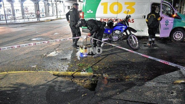 La ciudad sumó un nuevo socavón: qué pasó en Bulevar Pellegrini y 9 de Julio