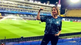 Ángela Lerena, referente del periodismo femenino.