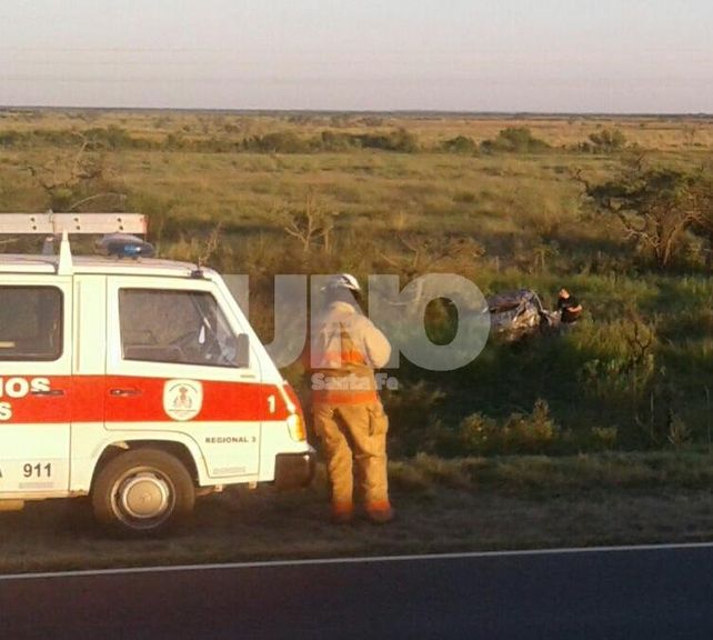Lugar. El siniestro fue a la altura del kilómetro 45