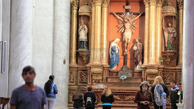 En la Catedral. El Viernes Santo