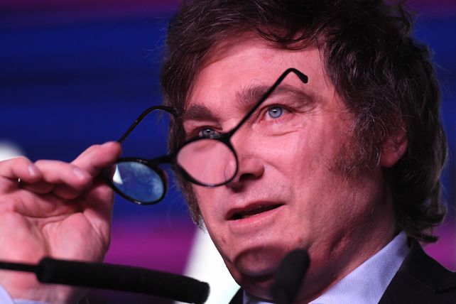 Javier Milei, el candidato a presidente por la Libertad Avanza.