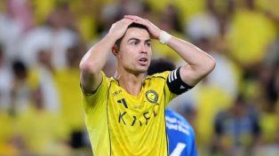 Cristiano Ronaldo no puede creer el gol en contra de Bento.