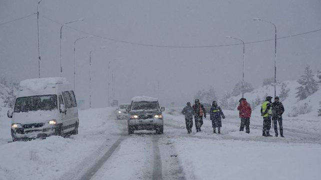 Intensas nevadas en los principales destinos turísticos de la Patagonia