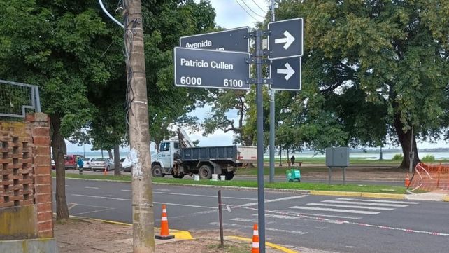 Manda peatones en la Costanera: la calle Patricio Cullen cambió de sentido de circulación