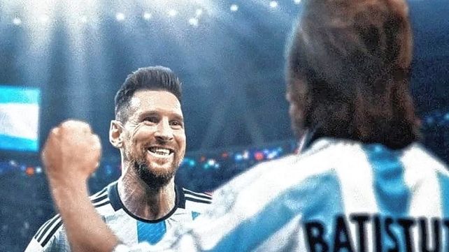 El mensaje de Gabriel Batistuta a Lionel Messi por alcanzar su récord